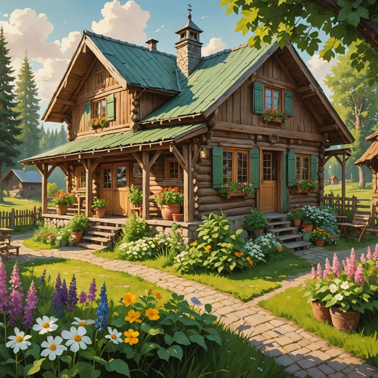 Деревня: Оазис спокойствия и гармонии с природой