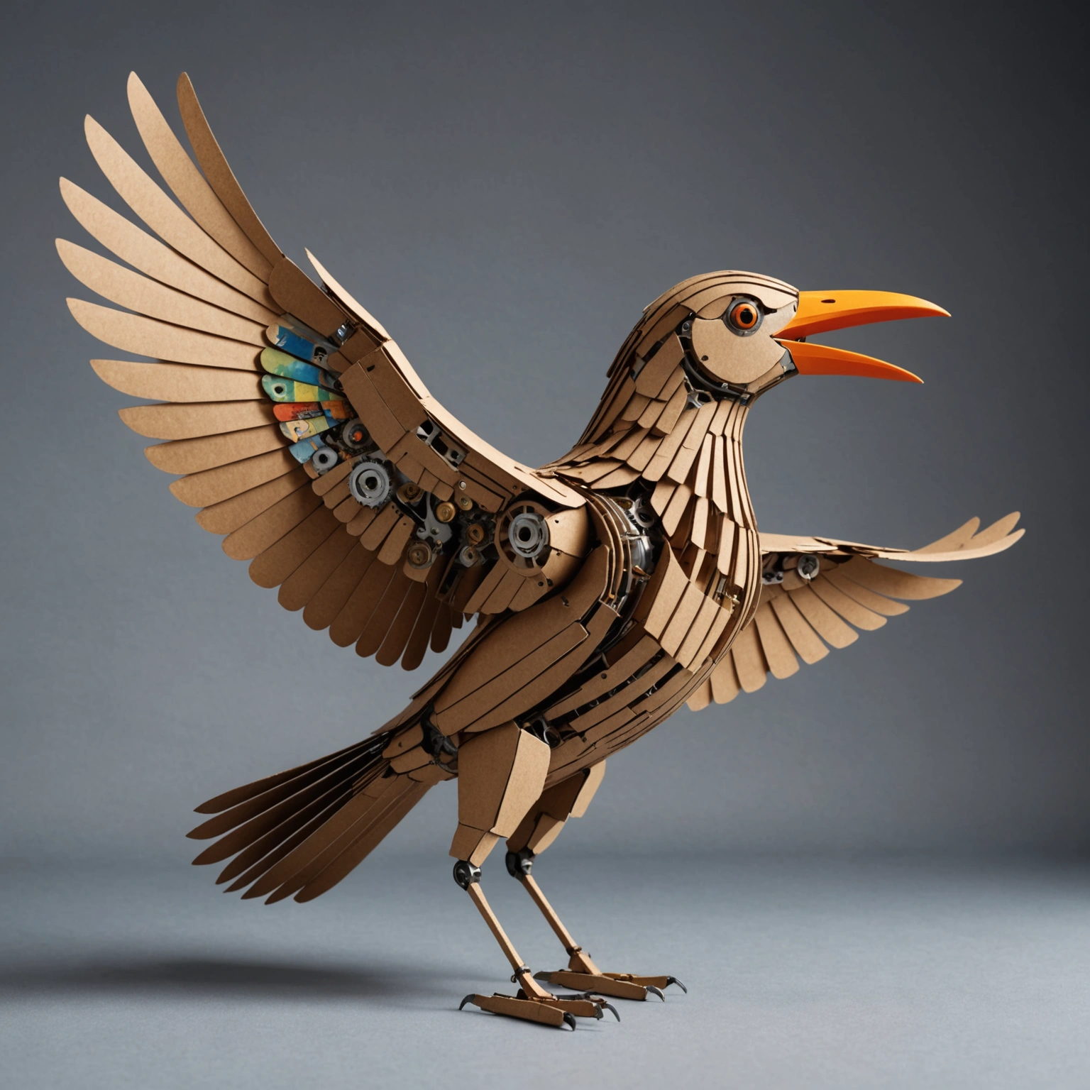 Как сделать птицу из картона которая машет крыльями: Механическая магия своими руками