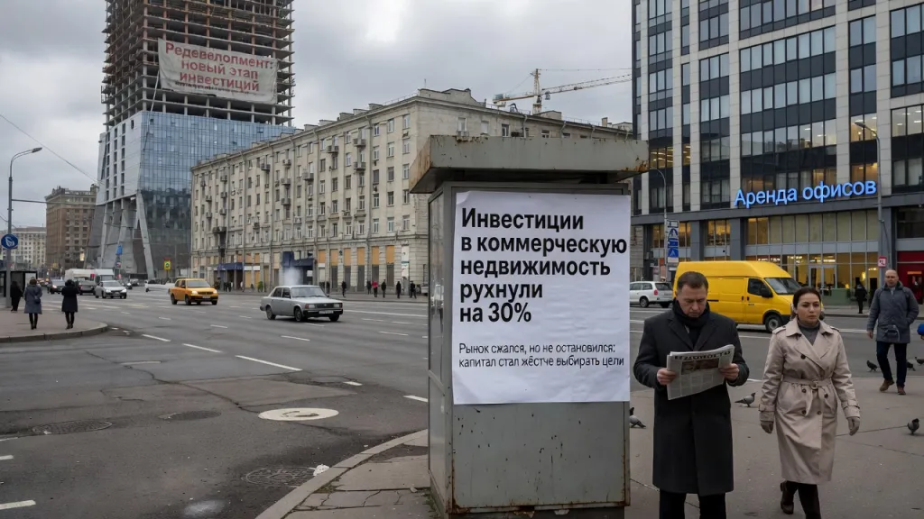 Инвестиции в коммерческую недвижимость рухнули на 30%